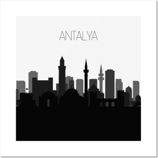 Antalya Skyline Posters and Art